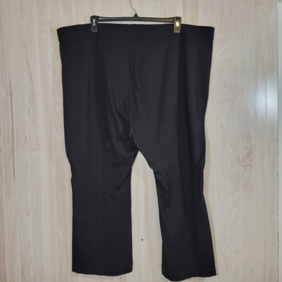 NYDJ Pull-On Black Patterned Legging Trousers Sz 28W - Picture 2 of 5